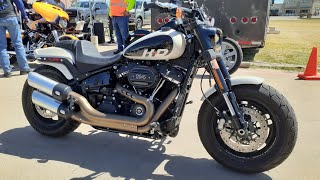 2022 Harley Davidson Fat Bob 114 First Ride  REVIEW [upl. by Killam]