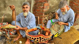 Process of Making Horse Headstall Out of Buffalo Leather [upl. by Ranilopa]