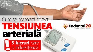 Tensiunea arterială Cum se măsoară corect [upl. by Ysus]