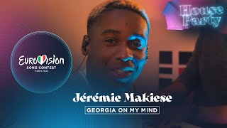 Jérémie Makiese  Georgia On My Mind  Belgium 🇧🇪  Eurovision House Party 2022 [upl. by Galanti625]