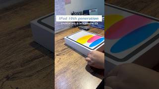 iPad 10th Generation Unboxing  Accessories ✨💕student study ipad minivlog unboxing ytshorts [upl. by Ddot248]