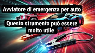 Avviatore di emergenza per auto Jump Start strumento per avviare la macchina con batteria scarica [upl. by Ramel837]