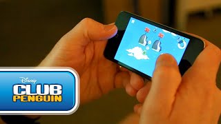 Club Penguin Puffle Launch App Gameplay [upl. by Annailuj342]