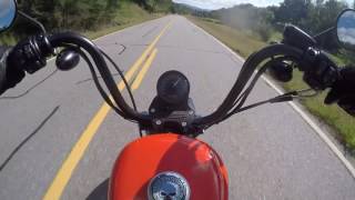 Harley Nightster 1200 acceleration [upl. by Broeder502]