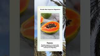 Let’s Help Your Digestive Health healthyeating nutritiontips guthealth papaya [upl. by Yrrad]