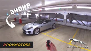 2017 Jaguar FType 30 V6 RDynamic 340HP  POV DRIVE Onboard [upl. by Hanshaw]