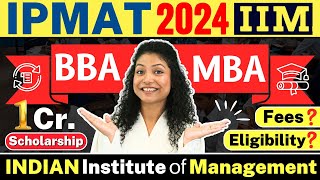 🔥IIMs BBAMBA IPM Application Form Out IPMAT 2024 Registrations  BBA From IIMsbba iim viral [upl. by Jehovah]