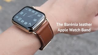 Barénia Leather Apple Watch Band by Pin amp Buckle [upl. by Akehsal]