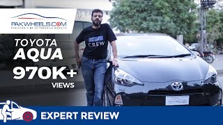 Toyota Aqua  Detailed Review Price Specs amp Features  PakWheels [upl. by Adnoryt]