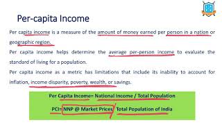 What is Per Capita Income  Per Capita Income అంటే ఏమిటి  La Excellence [upl. by Einaffit658]