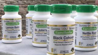 EuroHerbs  California Gold Nutrition New European Line Part 2 6 Products [upl. by Aicyle517]