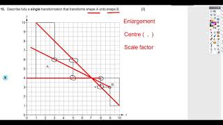 Enlargement negative fractional scale factor [upl. by Tnarud325]