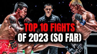 10 Most Explosive Brawls In 2023 🤩 Rodtang vs Superlek amp MORE [upl. by Jerad251]