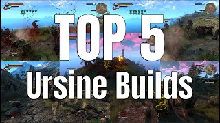 Witcher 3 TOP 5 Ursine Builds [upl. by Akim75]