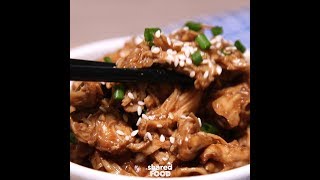 Slow Cooker Honey Garlic Chicken [upl. by Enomar]