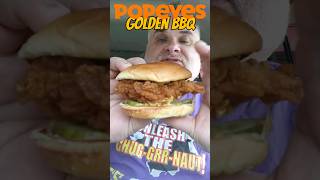 Popeyes Crispy Golden BBQ Chicken Sandwich [upl. by Bertrando]