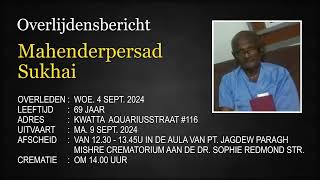 Overlijdensberichten 7 Sept 2024 [upl. by Aderf]