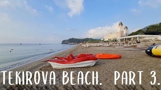 Summer trip Ep10 Turkey Tekirova beach from Gural Premier to Nirvana Dolce Vita Part 3 [upl. by Adnorat976]