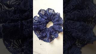 DIY scrunchies diyscrunchie shorts trending duafashion [upl. by Kerril628]