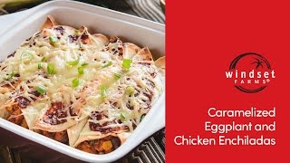 Windset Farms Caramelized Eggplant and Chicken Enchiladas [upl. by Senecal]