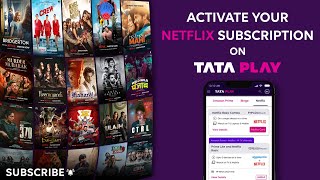 Tata Play  How to Activate Your Netflix Subscription on Tata Play in Easy Steps StepbyStep Guide [upl. by Llirret453]