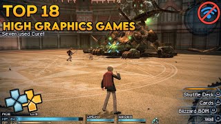 Top 18 Best PPSSPP High Graphics Games for Android [upl. by Carlita]