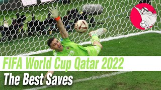 The Best Goalkeepers the best Saves  FIFA World Cup Qatar 2022 Best Saves Part 1 [upl. by Ellerehs644]