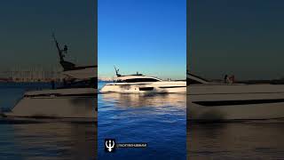 Azimut S10 yacht sailing near PortMiami yachtlifemiami [upl. by Cornelie949]