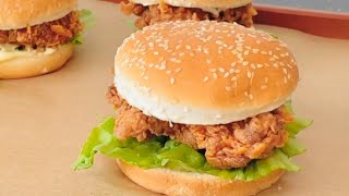 Best Crispy Zinger Burger Recipe At Home [upl. by Henderson]