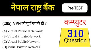 Nepal Rastra Bank Computer MCQs  NRB Pretest question 2081  NRB Computer question nrb computer [upl. by Philender]