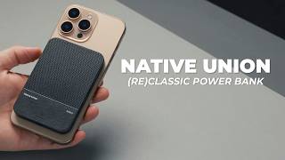 Native Union ReClassic  A MagSafe Power Bank With Style [upl. by Laveen396]