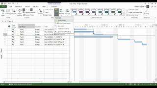 Task Path Highlighting in Project 2013 NEW FEATURE [upl. by Euv83]