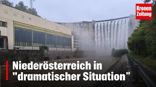 Niederösterreich in quotdramatischer Situationquot  kronetv NEWS [upl. by Hebel]