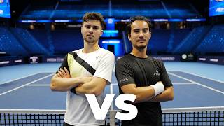 I Challenged Simon Freund At The Nitto ATP Finals [upl. by Adolfo383]