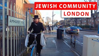 Hasidic Jewish Community in London  Europes Largest Jewish Community  Walking Tour 4K [upl. by Nylesor]