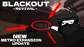 Roblox Blackout  Metro Update Review [upl. by Akehsal126]