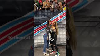 Addison Rae and Charli DAmelio shut down NBA AllStar Weekend shorts [upl. by Krahmer307]