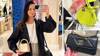 I FOUND THE BAG 😮 Luxury Shopping In LONDON ft Chanel LV Fendi x Marc Jacobs Gucci amp more [upl. by Martella]