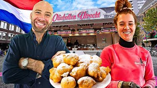 Iconic Dutch Food Tour In Utrecht Best Oliebollen In The Netherlands [upl. by Gingras]