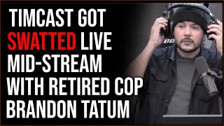 We Got SWATTED During The Livestream With Retired Cop Brandon Tatum [upl. by Caty]