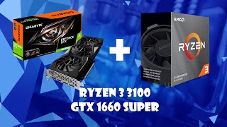 PC za 3000 ZŁ  TEST AMD Ryzen 3 3100  GTX 1660 SUPER [upl. by Kress532]