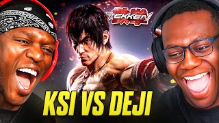 KSI VS DEJI IN TEKKEN FULL GAMEPLAY [upl. by Abrahams950]