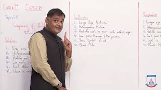 Class 9  Chemistry  Chapter 6  Lecture 6  Comparison of Solutions Colloids  Allied Schools [upl. by Ferwerda]