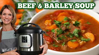 Beef Barley Soup in the Instant Pot [upl. by Teik]