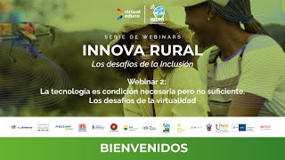 SERIE DE WEBINARS INNOVA RURAL Webinar 2 [upl. by Palm]