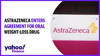 AstraZeneca CEO discusses oral weight loss drug agreement with Eccogene [upl. by Ruperto144]