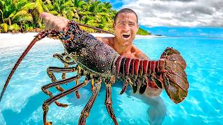 Catching Giant Lobsters For Food On Tropical Island [upl. by Demakis]