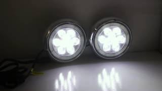 MINI Cooper OEM Style LED Halo Rally Driving Light Demo [upl. by Yendahc987]