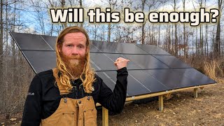 Our SOLAR powered Homestead  OFFGRID solar system tour [upl. by Gnous]