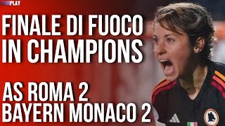 ROMA WOMEN BEFFATA Roma 22 Bayern Monaco Womens Champions League [upl. by Claus]